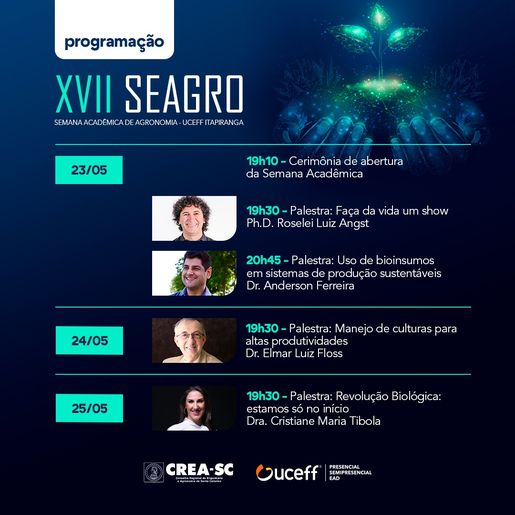 Eficiência no agronegócio será pauta de palestras em Itapiranga