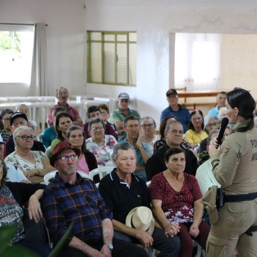 Palestra: Promovendo o Respeito e a Segurança ao idoso é realizada em Palma Sola