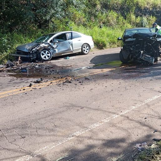 Grave acidente deixa condutoras feridas na SC 386 em Mondaí