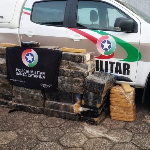 Polícia Militar apreende mais de 500 kg de maconha em Cunha Porã