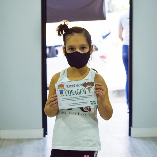 Saúde inicia vacinação infantil contra a Covid em São Miguel do Oeste