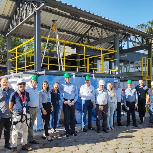 Presidente da FIESC acompanha obras da ampliação do SENAI em SMOeste