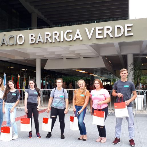 Vereadores Mirins de Itapiranga realizam viagem a Florianópolis