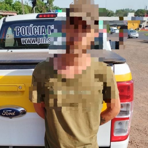 Foragido da Justiça é preso em abordagem policial na SC-163