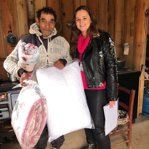 Saltinhenses recebem cobertores da Administração Municipal