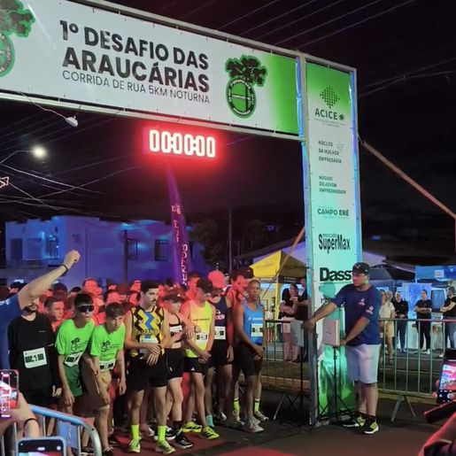 Primeira Desafio das Araucárias reúne mais de 300 atletas em Campo Erê