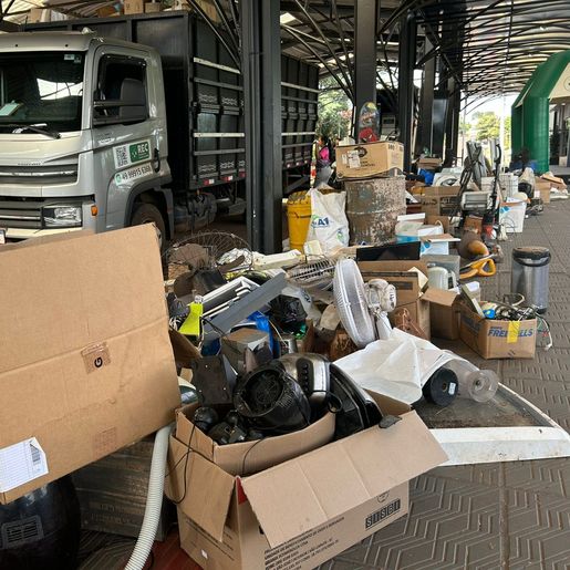 Campanha de coleta de lixo eletrônico, vidros e especiais supera expectativas em Iporã