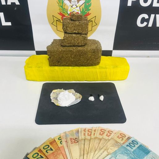 Perseguição de 15 minutos termina com prisão de ex-presidiário por tráfico em Chapecó