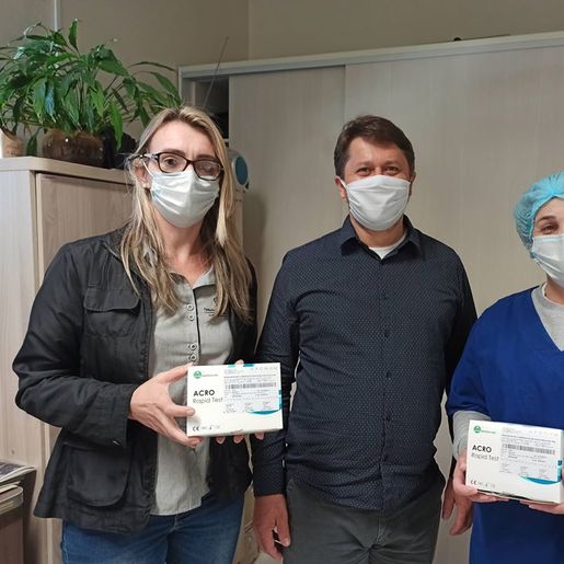 Com recurso de campanha, Acislo repassa testes rápidos à Fundação Hospitalar