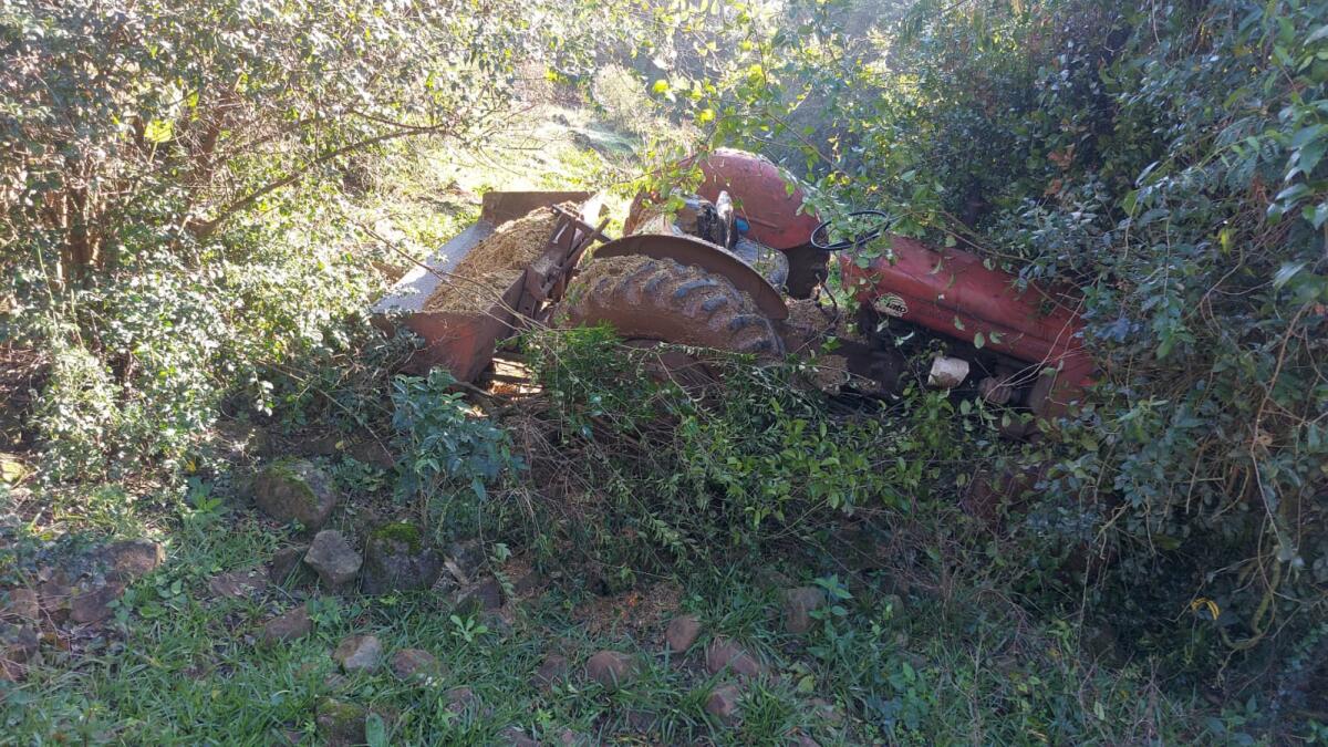 Trabalhador fica ferido após sofrer acidente com trator no interior de União do Oeste
