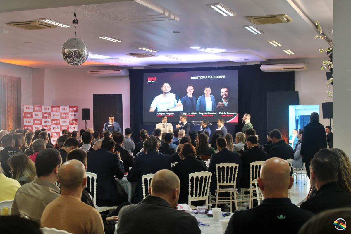 BNI AUDAZ celebra primeiro ano com megaevento de networking em São Miguel do Oeste