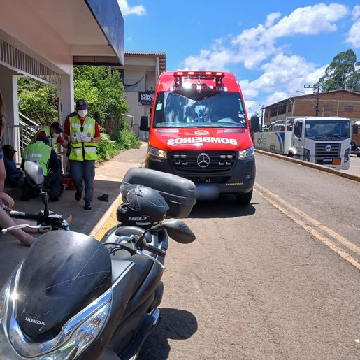 Atropelamento deixa três feridos em Itapiranga
