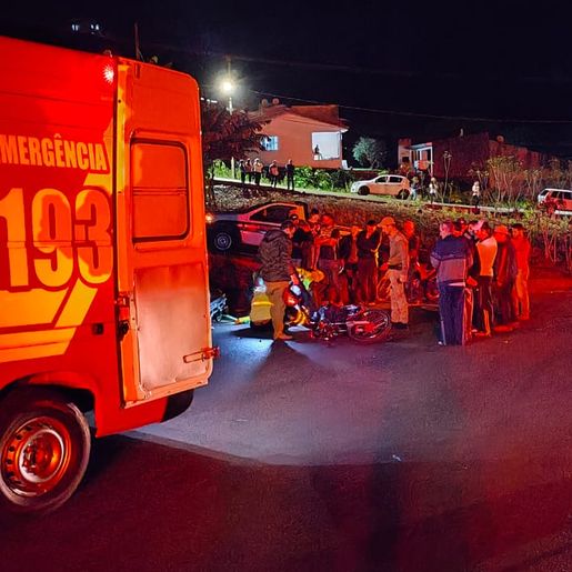 Motociclista fica gravemente ferida em colisão em Quilombo