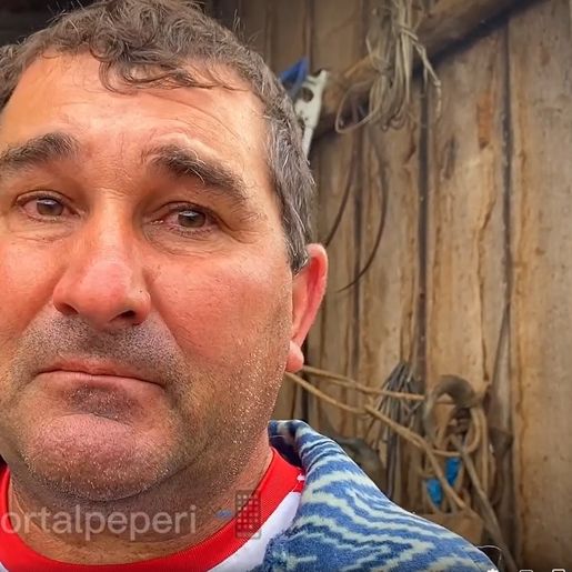 VÍDEO: Emocionado, agricultor diz que prejuízo com temporal passa de R$ 200 mil