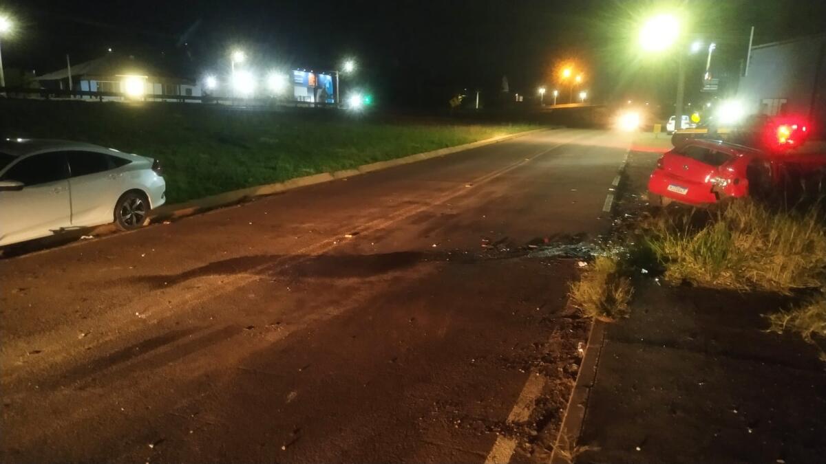 Colisão deixa três pessoas feridas na via periférica da BR-163 em São José do Cedro