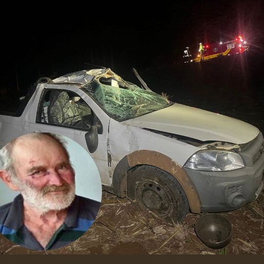 Morre idoso vítima de grave acidente na SC-305, em Campo Erê