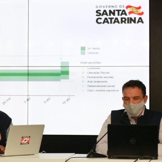 Isolamento social reduziu a taxa de contágio em Santa Catarina