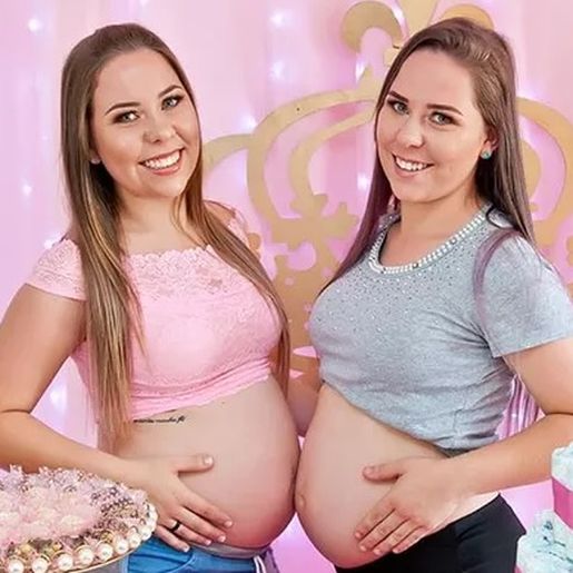 Gêmeas catarinenses ficam grávidas ao mesmo tempo: “Foi uma surpresa muito grande”