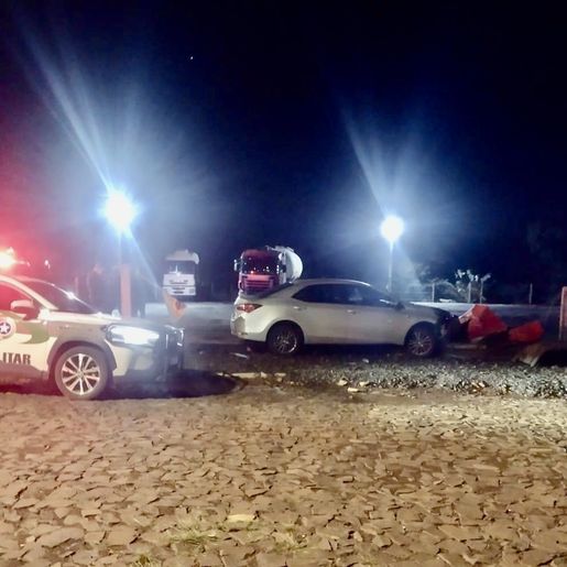 Homem furta veículo em SMO mas é preso em Pinhalzinho