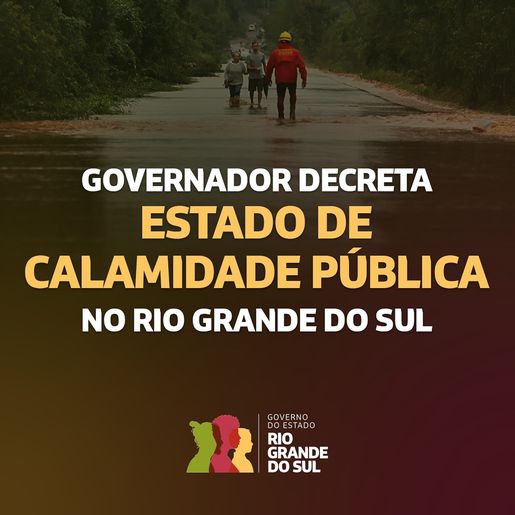 Rio Grande do Sul decreta estado de calamidade pública por conta das cheias