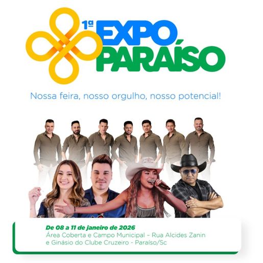 Expo Paraíso será aberta oficialmente na próxima quinta-feira