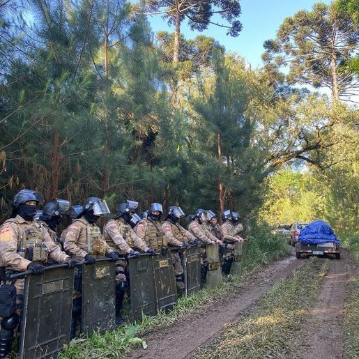 Invasão do MST em área rural de SC é impedida por ação da Polícia Militar