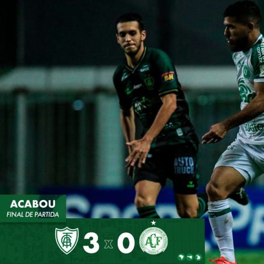 Jogando em Minas Chapecoense desperdiça pênalti e perde para o América-MG