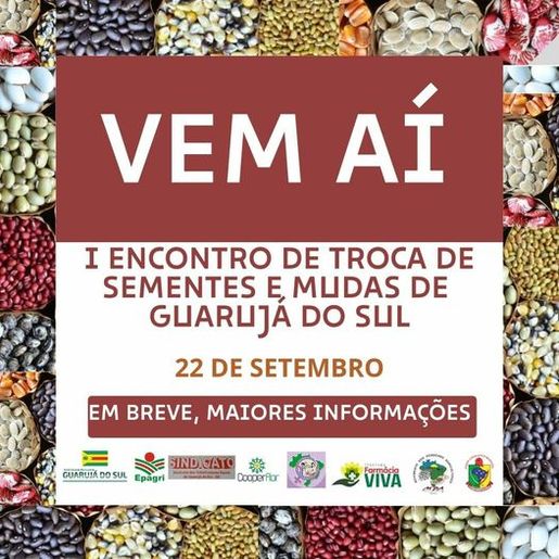1º encontro para Troca de Sementes e Mudas deverá ser em setembro