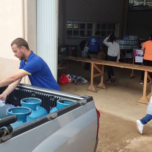Prefeitura e Lions Clube de São José do Cedro realizam arrecadação de donativos