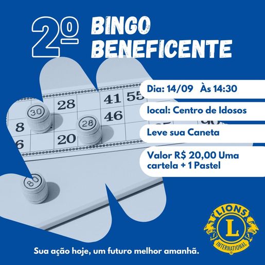 Lions Clube Santa Helena promove segunda edição do Bingo Beneficente