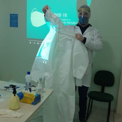 Profissionais da saúde recebem capacitação sobre uso correto de Epi’s