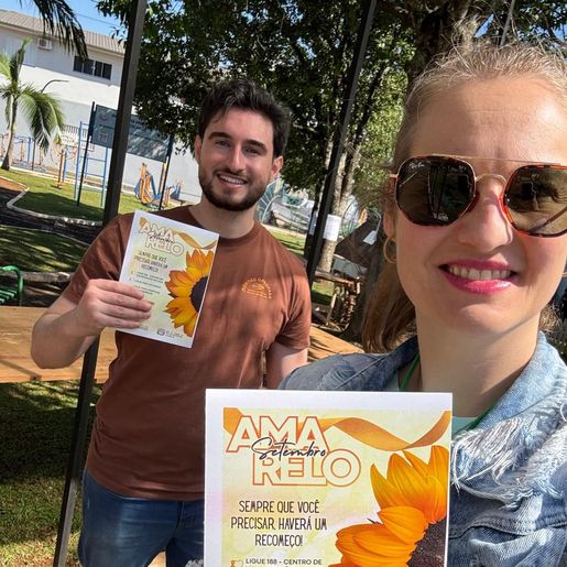 Rede de Atenção promove ações do Setembro Amarelo em Descanso