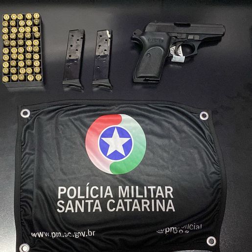 Homem é preso por porte ilegal de arma de fogo em Campo Erê