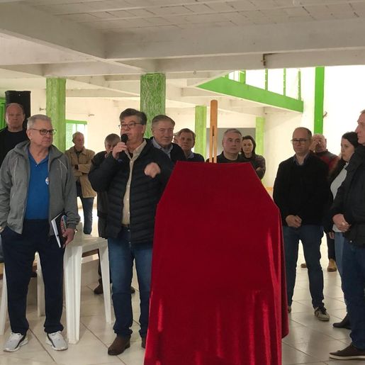 Construção de Centro Geriátrico é lançada no interior de Itapiranga