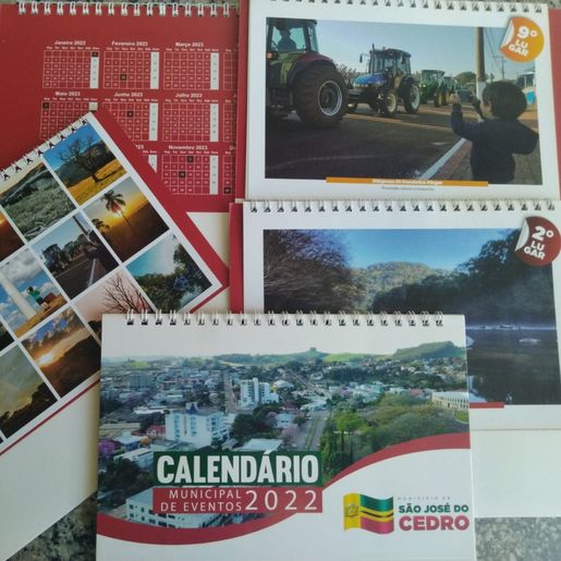 Calendário de Eventos 2022 de São José do Cedro já pode ser retirado