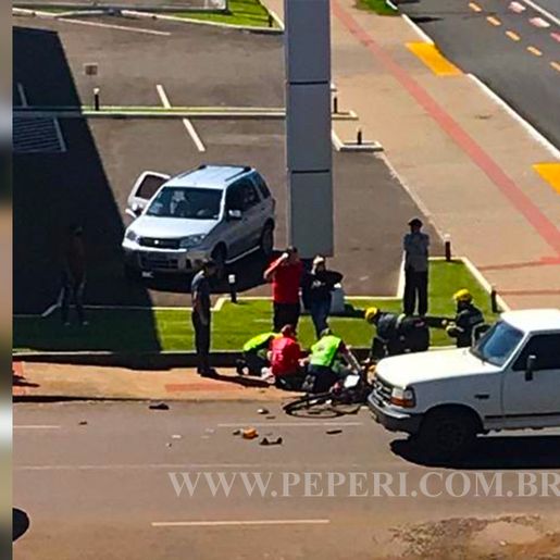 SMO: adolescente fica gravemente ferido em acidente com bicicleta