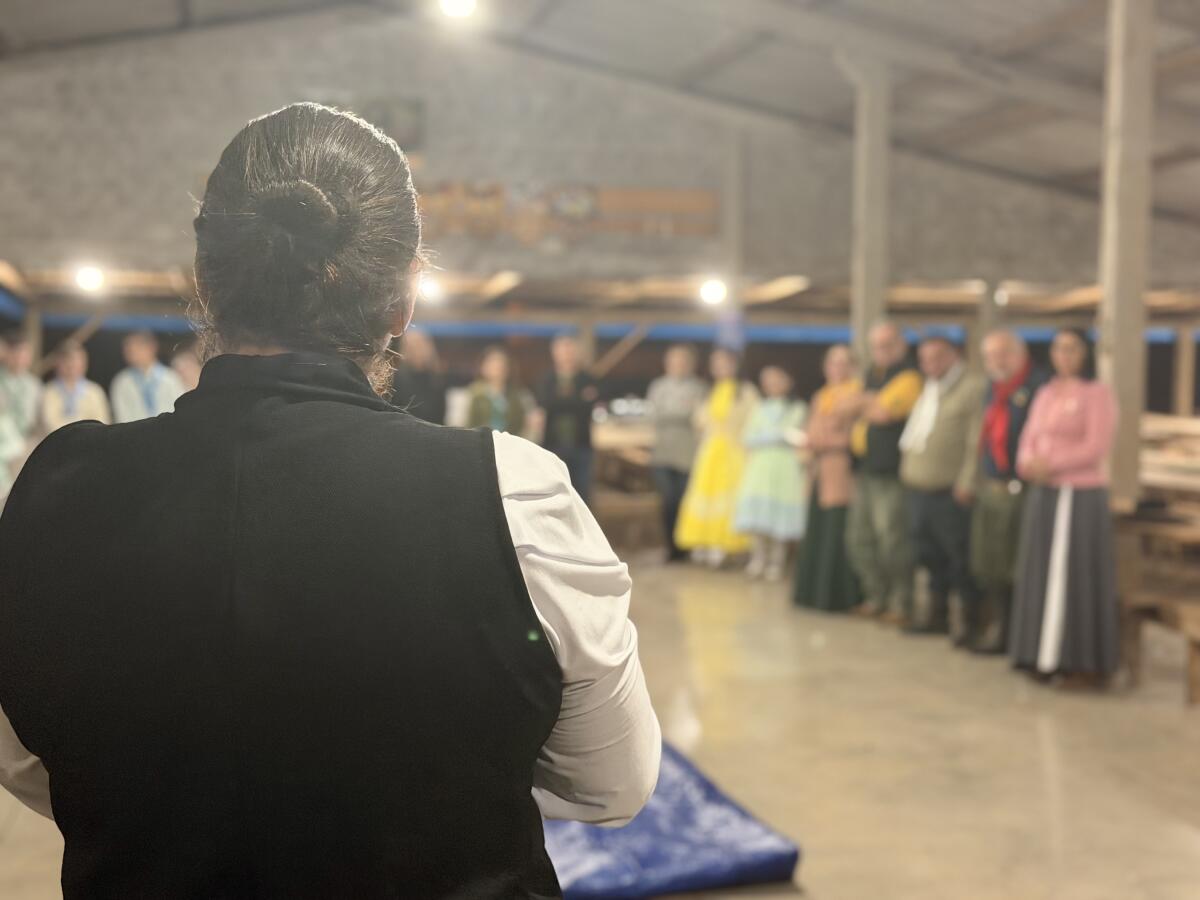 Culto Crioulo reúne tradicionalistas durante Acampamento Farrapo em São Miguel do Oeste