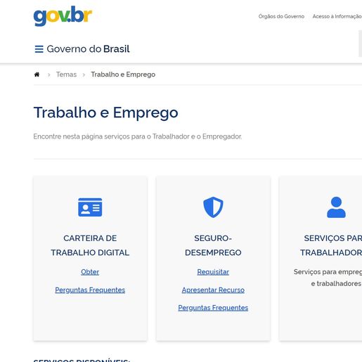 SMO: Serviços da Agência do Trabalho estão disponíveis de forma online