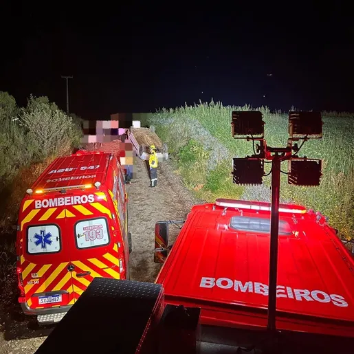 Motociclista fica ferido após colisão com carro no interior de Maravilha