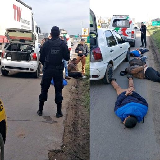 Motorista sequestrado no PR é solto por agentes da Polícia Penal de Chapecó