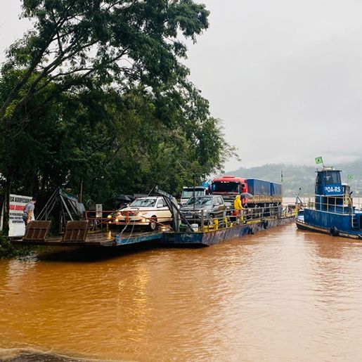 Nível do Rio Uruguai começa a estabilizar em Itapiranga