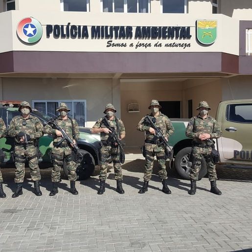 Operação contra caça na região de fronteira marca 30 anos da Polícia Militar Ambiental