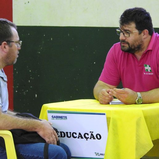 Moradores do Andreatta participam do “Gabinete em Movimento”