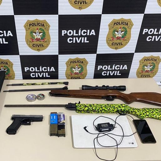 DPCAMI aprende armas em São Miguel do Oeste