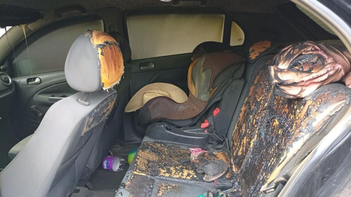 Mulher tem carro incendiado e suspeita do ex-companheiro em SMO