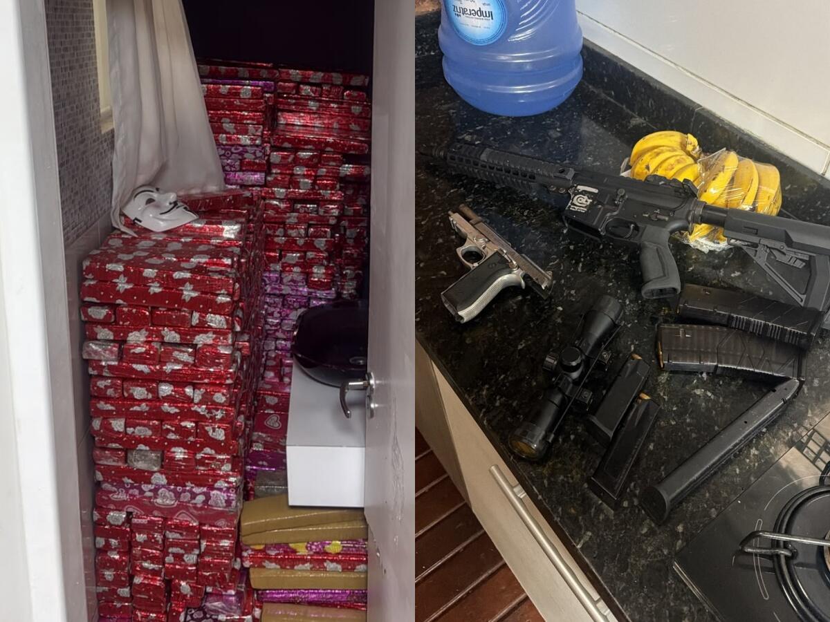 Homem é preso com cerca de uma tonelada de maconha e armas em SC