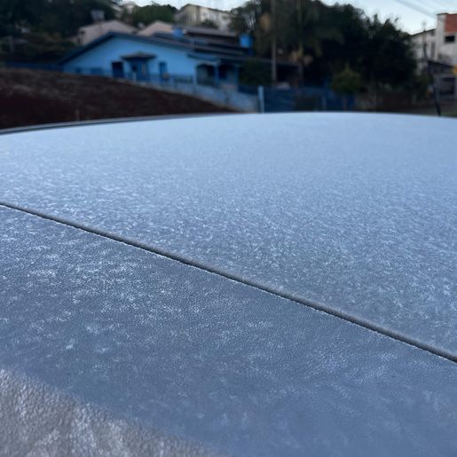 São Miguel do Oeste amanhece com 0,6°C em mais um dia de frio intenso em SC