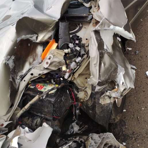 Colisão frontal deixa quatro feridos na SC-157