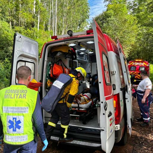 Acidente de trabalho deixa trabalhador ferido no interior de São Miguel do Oeste