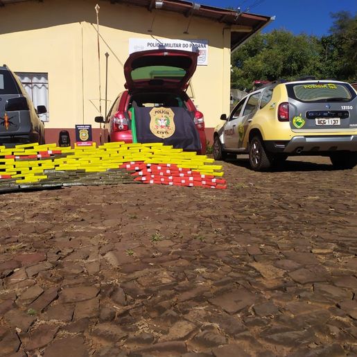 138 Kg de maconha são apreendidos em operação conjunta